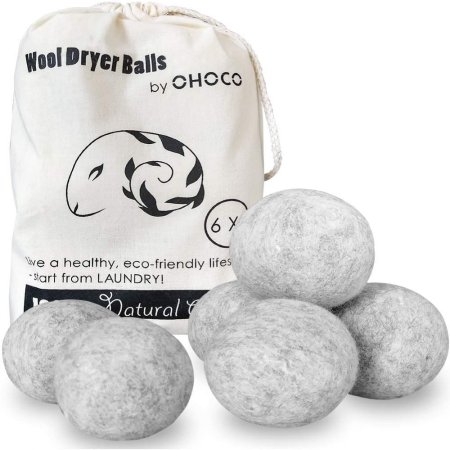  The Best Dryer Balls Options: OHOCO Wool Dryer Balls 6 Pack XL