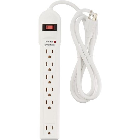  The Best Power Strip Options: AmazonBasics 6-Outlet Surge Protector Power Strip