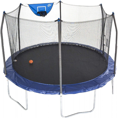 The Best Trampoline Options: Skywalker Trampolines 12 Foot Jump N'Dunk Trampoline