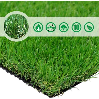 Petgrow PG1-4 Artificial Grass Rug on a white background