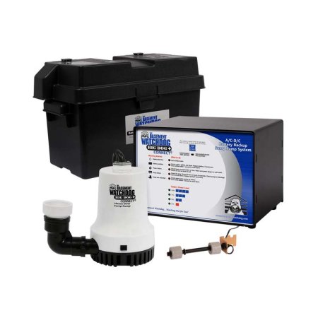  The Best Battery Backup Sump Pump Option: THE BASEMENT WATCHDOG Big Dog CONNECT 3500 GPH Sump Pump