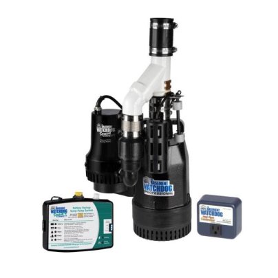 The Best Battery Backup Sump Pump Option: THE BASEMENT WATCHDOG Model CITS-50 Sump Pump