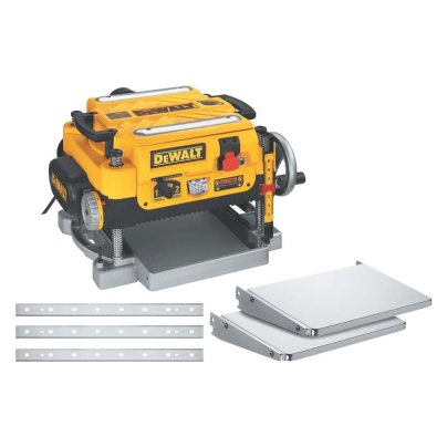 Dewalt 13 3-Knife 2-Speed Thickness Planer on a white background