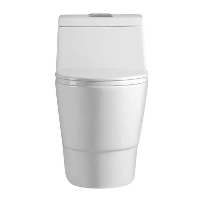 The Best Dual Flush Toilet Option: WOODBRIDGE T-0019 Cotton White Toilet