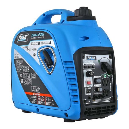  Blue Pulsar 2200-Watt Dual-Fuel Quiet Inverter Generator on white background