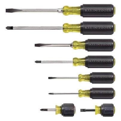 The Best Hand Tools Option: Klein Tools 85078 8-Piece Screwdriver Set