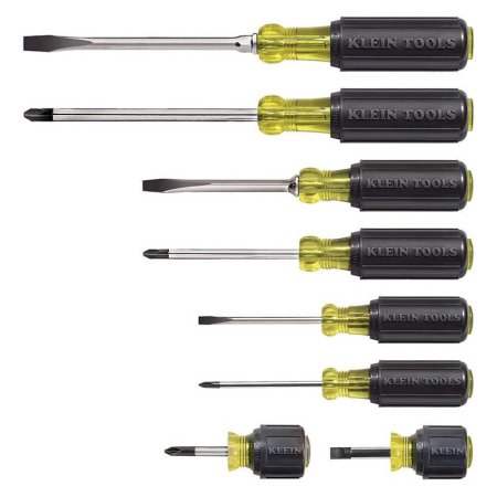  The Best Hand Tools Option: Klein Tools 85078 8-Piece Screwdriver Set