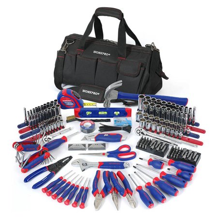  The Best Hand Tools Option: Workpro 322-Piece Home Tool Set With Carrying Bag