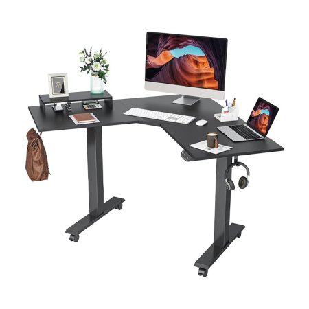  The Best L-Shaped Desk Option: FEZIBO L-Shaped Electric Standing Desk