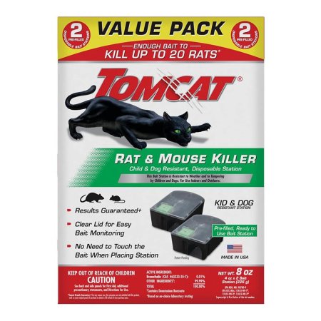  The Best Mouse Poison Option: Tomcat Mouse Killer Disposable Bait Station