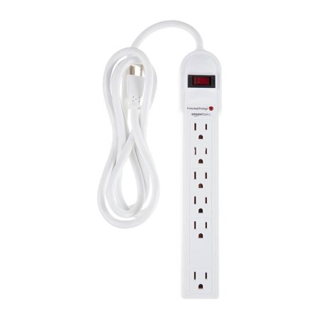  The Best Power Strips Option AmazonBasics 6-Outlet Surge Protector Power Strip