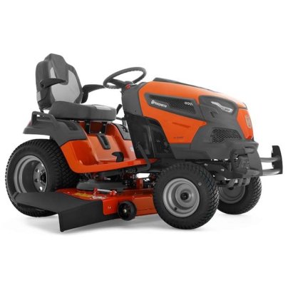 The Husqvarna TS 354XD Riding Lawn Mower on a white background.