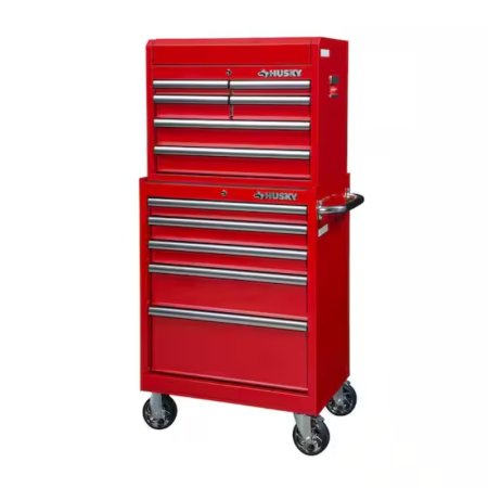  The Best Rolling Tool Boxes Option: Husky 10-Drawer Tool Chest And Cabinet Combo