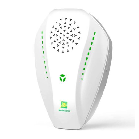  The Neatmaster Ultrasonic Pest Repeller Plug-In on a white background.