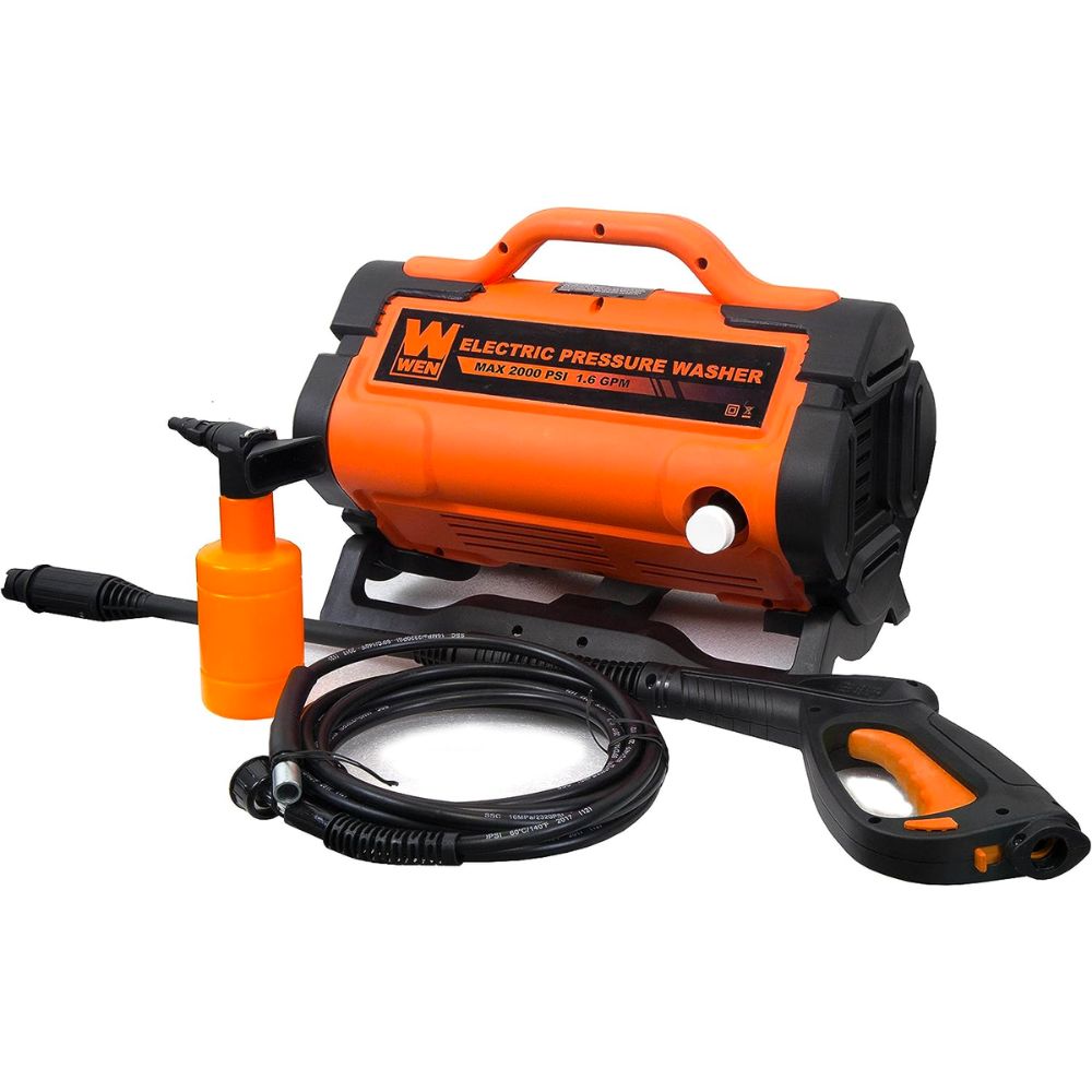 .com : PowRyte Electric Pressure Washer, On-Board soap Tank , 4  Different Pressure Tips, Power Washer, 2100 PSI 1.8 GPM : Patio, Lawn &  Garden