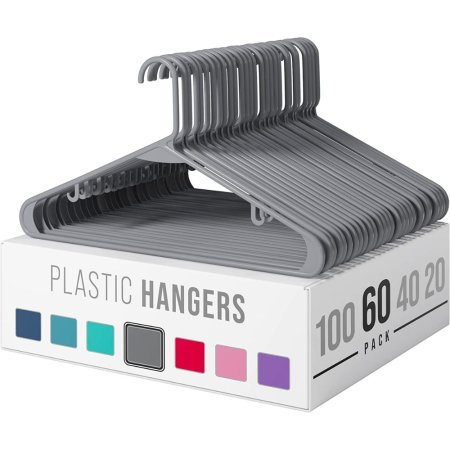  The Best Hangers Option: Neaterize Plastic Clothes Hangers