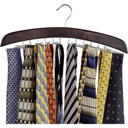  The Best Hangers Option: Richards Homewares Wooden Tie Rack