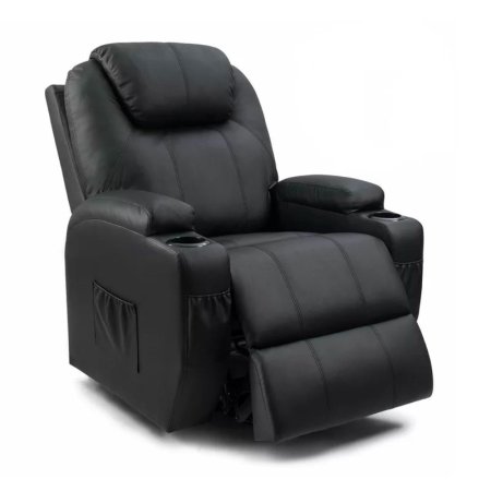  The Best Recliners Option: Latitude Run Faux Leather Heated Massage Chair