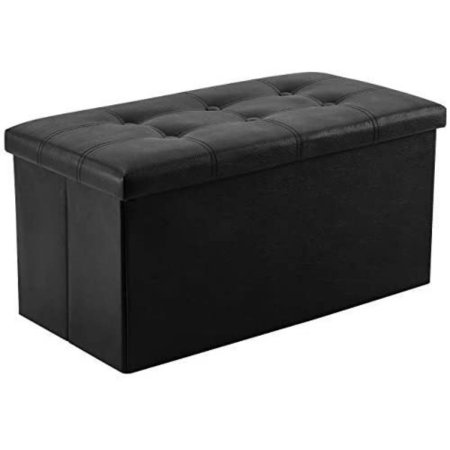  The Black Friday Furniture Option: YOUDENOVA Faux Leather Folding Storage Ottoman