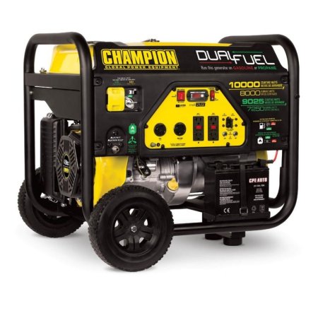  The Home Depot Black Friday Option: Champion 10,000/8,000-Watt Dual Fuel Portable Generator