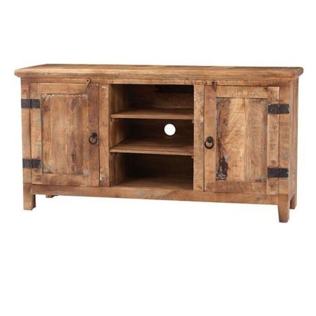  The Home Depot Black Friday Option: Holbrook 58 in. Natural Reclaimed Wood TV Stand with Storage Doors