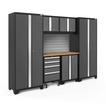  Best Garage Cabinets: NewAge Products Bold Series Gray 7 Piece Set