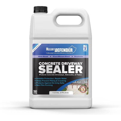 Bottle of MasonryDefender Driveway Sealer