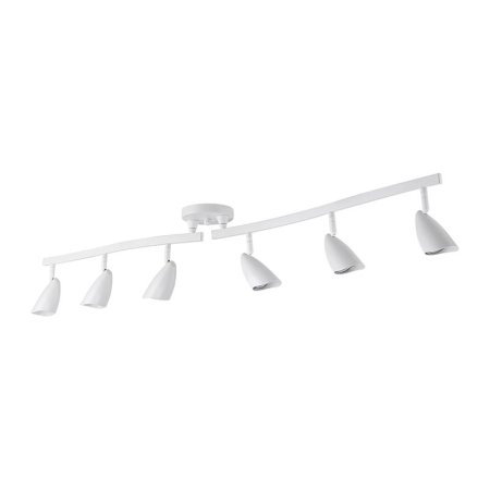  The Best Closet Lighting Option Globe Electric 6-Light S-Shape Track Lighting