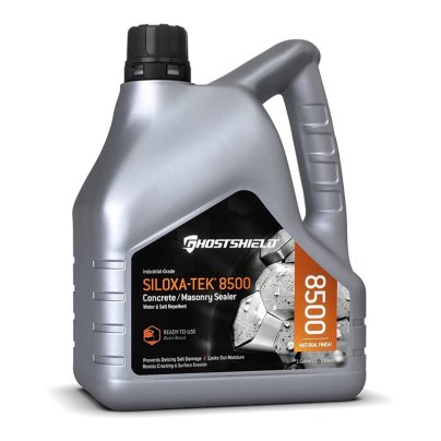 Bottle of Ghostshield Siloxa-Tek 8500 Concrete Sealer