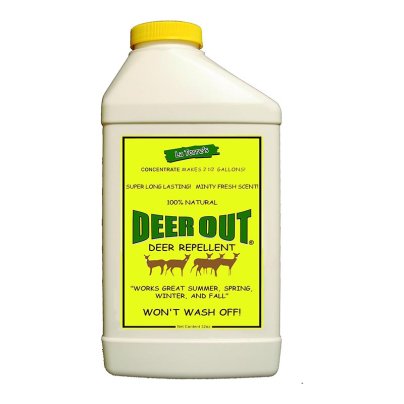 Bottle of Deer Out Concentrate Deer Repellent