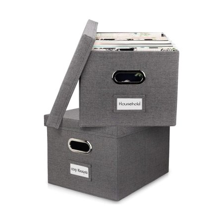  The Best File Cabinet Option: ZICOTO Aesthetic File Organizer Box Set of 2