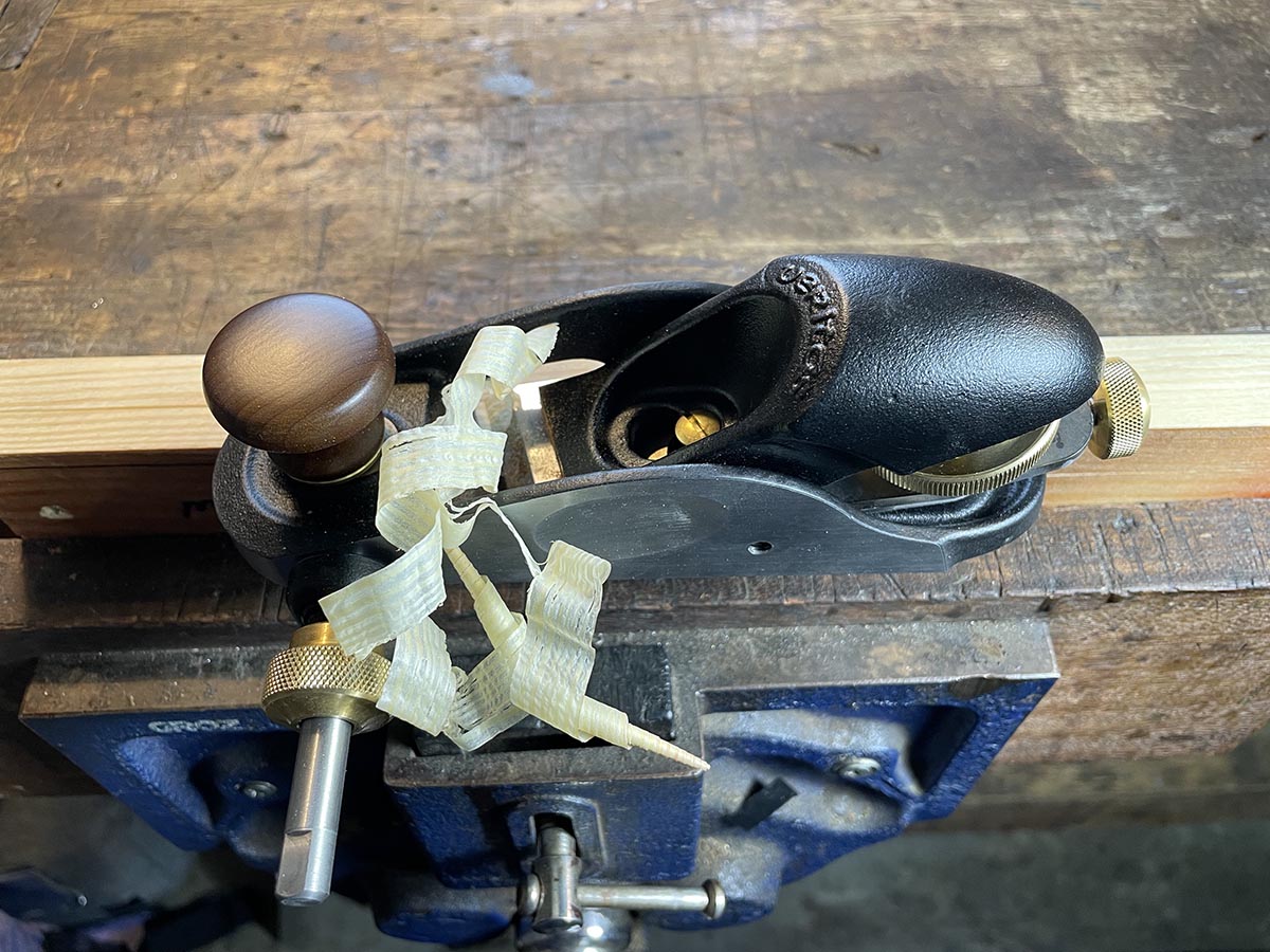 The Best Hand Plane Veritas Skew Block Plane in Action_Photo by Cathy Harms