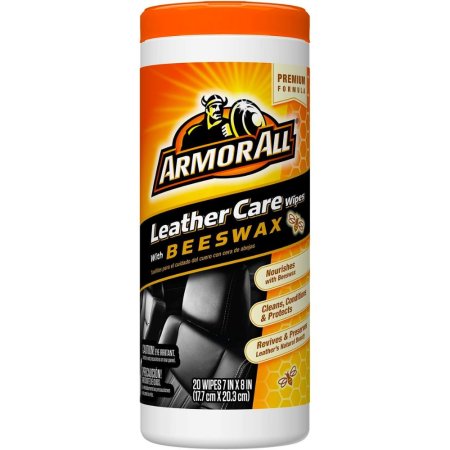  The Best Leather Cleaner Option: Armor All Leather Care Wipes With Beeswax