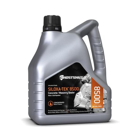  A jug of Ghostshield Siloxa-Tek 8500 Concrete/Masonry Sealer on a white background.