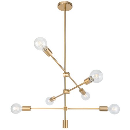  The Best Pendant Light Option: Mercer41 Dycus 6-Light Sputnik Modern Chandelier