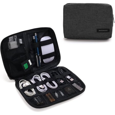  The Best Cable Management Option: Bagsmart Small Travel Cable Organizer Bag