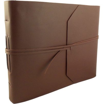 The Best Photo Album Option: Rustic Ridge Leather Photo Album with Scrapbook Pages