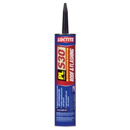  Loctite PL Roof and Flashing Polyurethane Sealant in a black tube on white background