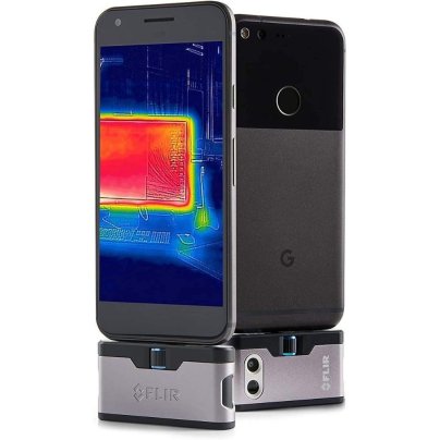 The Flir One Gen 3 Thermal Camera for Smart Phones on a white background