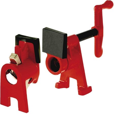  The Best Woodworking Clamps Option: Bessey BPC-H34 ¾-Inch H-Style Pipe Clamp