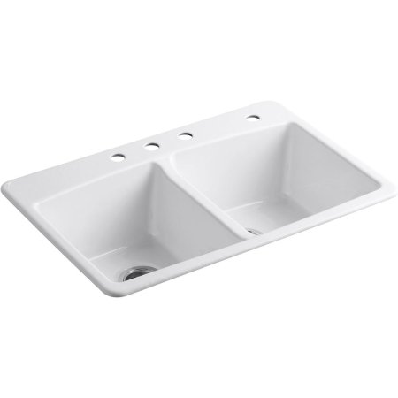  The Best Kitchen Sinks Option: Kohler Brookfield 33-Inch-Wide Cast Iron Sink