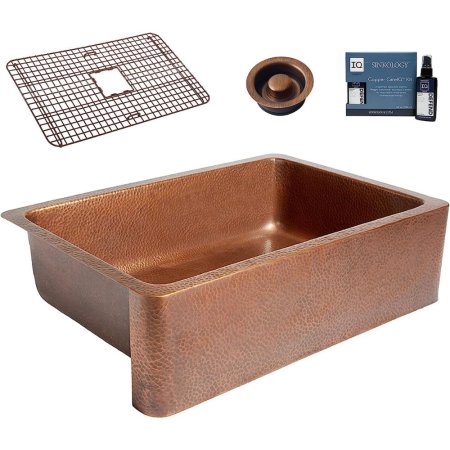  The Best Kitchen Sinks Option: Sinkology Adams 33-Inch-Wide Copper Farmhouse Sink