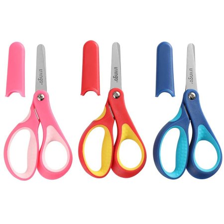  Best Scissors Options: LIVINGO 5 Small School Student Blunt Tip