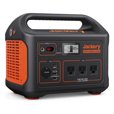  Jackery Explorer 1000 Portable Power Station on white background