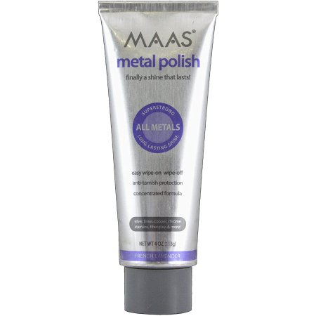  The Best Brass Cleaner Option: MAAS 91401 Metal Polish 4 Ounce