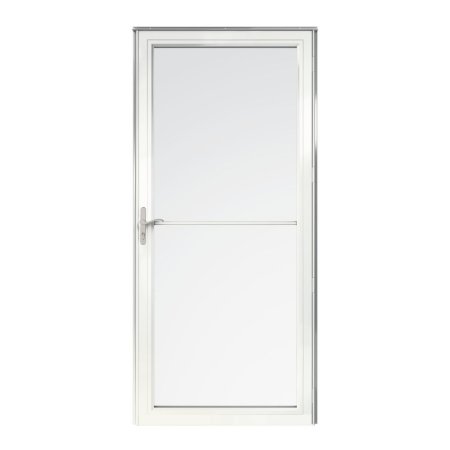  Andersen Aluminum Retractable Anytime Storm Door on a white background