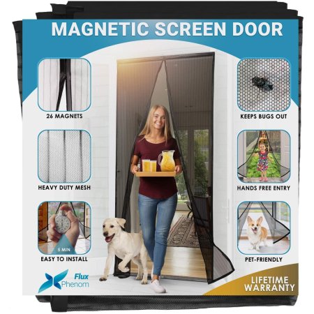  Flux Phenom Retractable Magnetic Screen Door picture