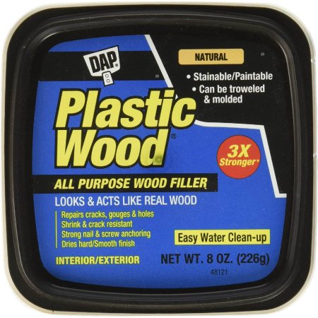  The Best Stainable Wood Option: FillerDAP 8135 Plastic Wood Latex Natural Hp Raw