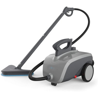 The Pure Enrichment PureClean XL Rolling Steam Cleaner on a white background