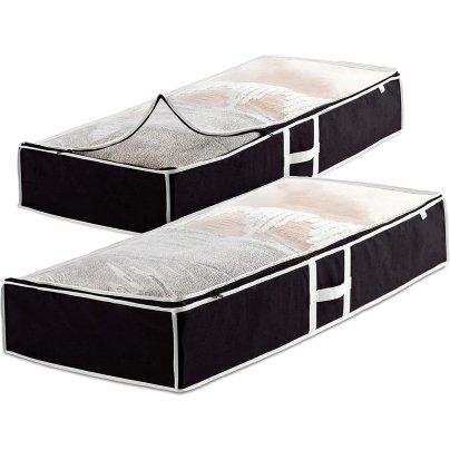 The Best Underbed Storage Option: ZOBER Underbed Storage Bag Organizer